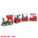 thumbnail image 1 of Tren de madera con adornos navideños, Decoración de Pastel de Papá Noel, Feliz Navidad, fiesta de año nuevo, Decoración de mesa, regalos para niños, juguetes, 1 of 4