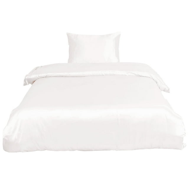 Unique Bargains Polyester Duvet Cover Sets with Zipper Closure Modern Style Bedding Set 11 Colors All Sizes