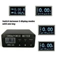 thumbnail image 3 of TFixol Portable HF Digital SWR Power Meter with OLED Display, 1.8MHz-50MHz Frequency Range, 0.5W-120W Power Measurement, Built-in Rechargeable Battery, High VSWR Alarm, Aluminum Alloy Case, 3 of 5