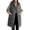 Gray, variant on Long Puffer Vest for Women Hooded Puffer Jacket Lightweight Sleeveless Quilted Jackets Winter Warm Zip Up Coat Outerwear