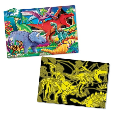 UPC: 0657092787533 | The Learning Journey Puzzle Doubles  Glow In The Dark  Dino