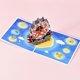 thumbnail image 3 of Tarjeta emergente 3D con forma de rueda de pulpo y sobre para San Valentín., 3 of 5