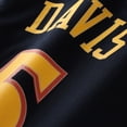 thumbnail image 5 of Men's Mitchell & Ness Baron Davis Navy Golden State Warriors Hardwood Classics Stitch Name & Number T-Shirt, 5 of 6