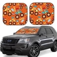 thumbnail image 6 of Kdxio Monster Truck,Truck Cartoon Print 2-Piece Sun Shade Front Windshield - Foldable Car Front Window Sunshades For Most Sedans Suv Truck, 6 of 6
