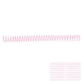thumbnail image 4 of Plastic Spiral Binding Coils 3/4in, Binding Spirals 20Pcs Aging Resistant  Page Turning Reusable  For A4 A5 Notebook For Students Pink, 4 of 8