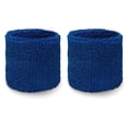 thumbnail image 2 of COUVER Cotton Terry Sport Wristbands Royal Blue Unisex One Size 2 Pairs, 2 of 8