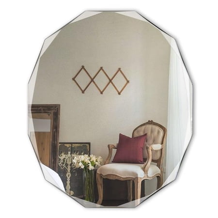 Grander Images GJ019-50 20 x 24 in. Beveled Glass Frameless Hanging ...