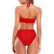 thumbnail image 2 of Bikini Bandeau con Estampado de Leopardo para Mujer Bikini de Dos Piezas de Cintura Alta rojo - B M rojo - B M Xishao ropa, 2 of 2