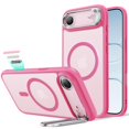 thumbnail image 1 of Funda ESR para iPhone 17 Air con MagSafe, rosa militar, 1 of 9
