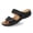 Z009-Black, variant on CAIXIA Women Sandals Women's Hook and Loop Strap Casual Sandals with Mid Heel Comfortable Walking Footwear for Ladies and Girls,Red