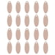 thumbnail image 1 of 20 piezas colgante ovalado de acero inoxidable, etiquetas para perros DIY con agujero, accesorio para hacer joyas, oro rosa, 6x15mm, 1 of 8