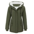 thumbnail image 4 of Women's Plus Size Winter Coat Recycled Puffer Jacket Warm Thicken Parka Overcoat with Removable Hood, 4 of 6