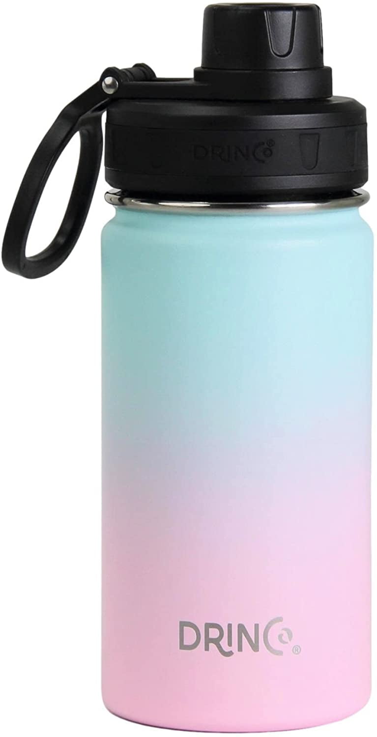 Takeya Insulated Stainless Spout Lid 18 Oz Drink Bottle Ombre Jade BPA Free NWT 