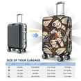 thumbnail image 6 of Daiia Vector Butterflies Luggage Cover, Thickened Washable Travel Luggage Covers, Elastic Unique Baggage Covers for 18-20 inch Luggage-Small, 6 of 9