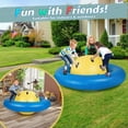 thumbnail image 5 of Chateauy Large 7.5FT Inflatable Rocker Bouncer with 6 Built-in Grips for Toddlers & Kids, 5 of 8