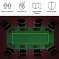 thumbnail image 4 of Trademark Poker Table Top - 80-inch Foldable Card Mat for up to 8 Players, 4 of 7