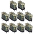 thumbnail image 2 of Miniature Power Relay,10Pcs Power Relay Miniature DC Power Relay Electronic Component Optimal Efficiency, 2 of 8