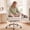 Beige-Faux Leather, variant on Big and Tall Office Chair 400LBS, Criss Cross Chair with Adjustable Armrests, Velvet Executive Desk Chair with Footrest, Ergonomic Computer Chair with Lumbar Support, Black