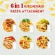 thumbnail image 2 of Accesorio para máquina de pasta para batidora de soporte Kitchenaid con 6 formas diferentes de salida de pasta, accesorios y accesorios duraderos para Kitchenaid, apto para lavaplatos, 2 of 5