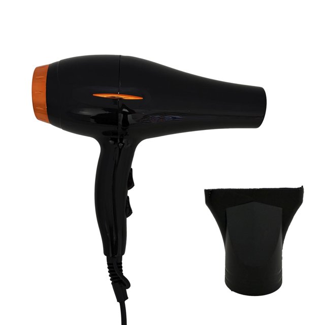 Secadora de Cabello Profesional Portátil Frío Caliente 3 Niveles naranja