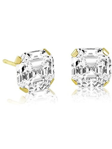 Details about   Baby Birthstone Earrings 14kt White Gold & 14k Yellow Gold 3.0mm Round Gemstones 