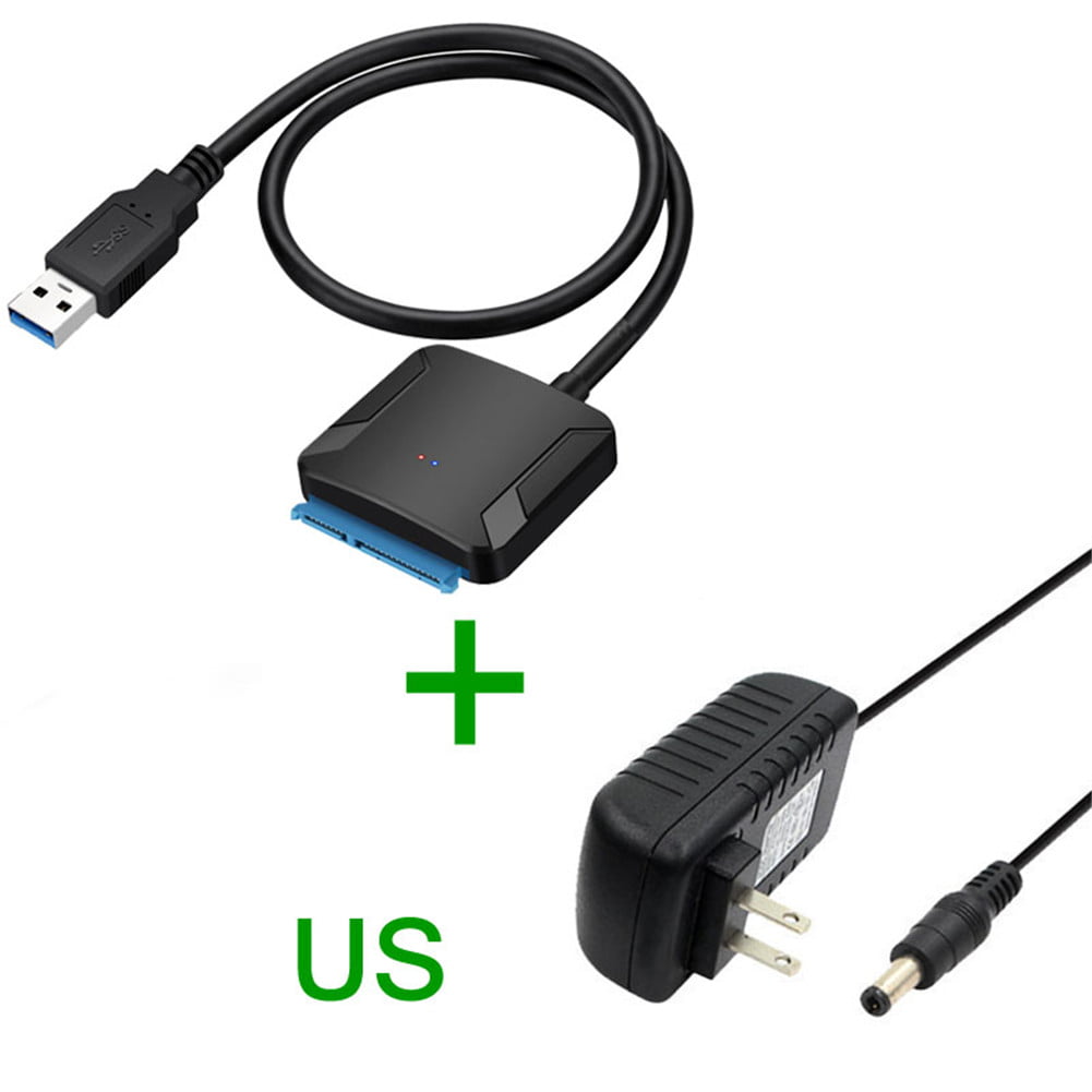 Lysee Data Cables Color: A USB 3.0 To Sata Adapter Converter Cable USB3.0 Cable Converter For Samsung Seagat WD 2.5 3.5 HDD SSD Speed Up To 5Gbps 