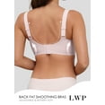 thumbnail image 4 of LWP Lace V Mesh Wireless Seamless Bras Soft Support Full Coverage No Underwire Everyday Bra, 4 of 6