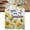 Yellow White, variant on Table Runner 36 Inches Long, Sunflower Decorative Table Runner for Party Wedding Home Decor, Summer Botanical Bee Vintage Floral Wooden Dresser Scarves for Bedroom Kitchen Tables Decor 13x36 Inch