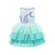 thumbnail image 1 of Vestido de Niña Verde Agua Mar Sirena Degradado Tutú Tul Fiesta 7 Años, 1 of 6