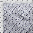 thumbnail image 3 of oneOone Velvet Bluish Violet Fabric Floral Sewing Material Print Fabric By The Yard 58 Inch Wide, 3 of 5
