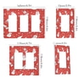 thumbnail image 2 of Yayeee Rocker Switch Wall Plate 1-Gang 4.6"x2.9" Home Decorative Outlet Cover, Red Snowman, 2 of 6