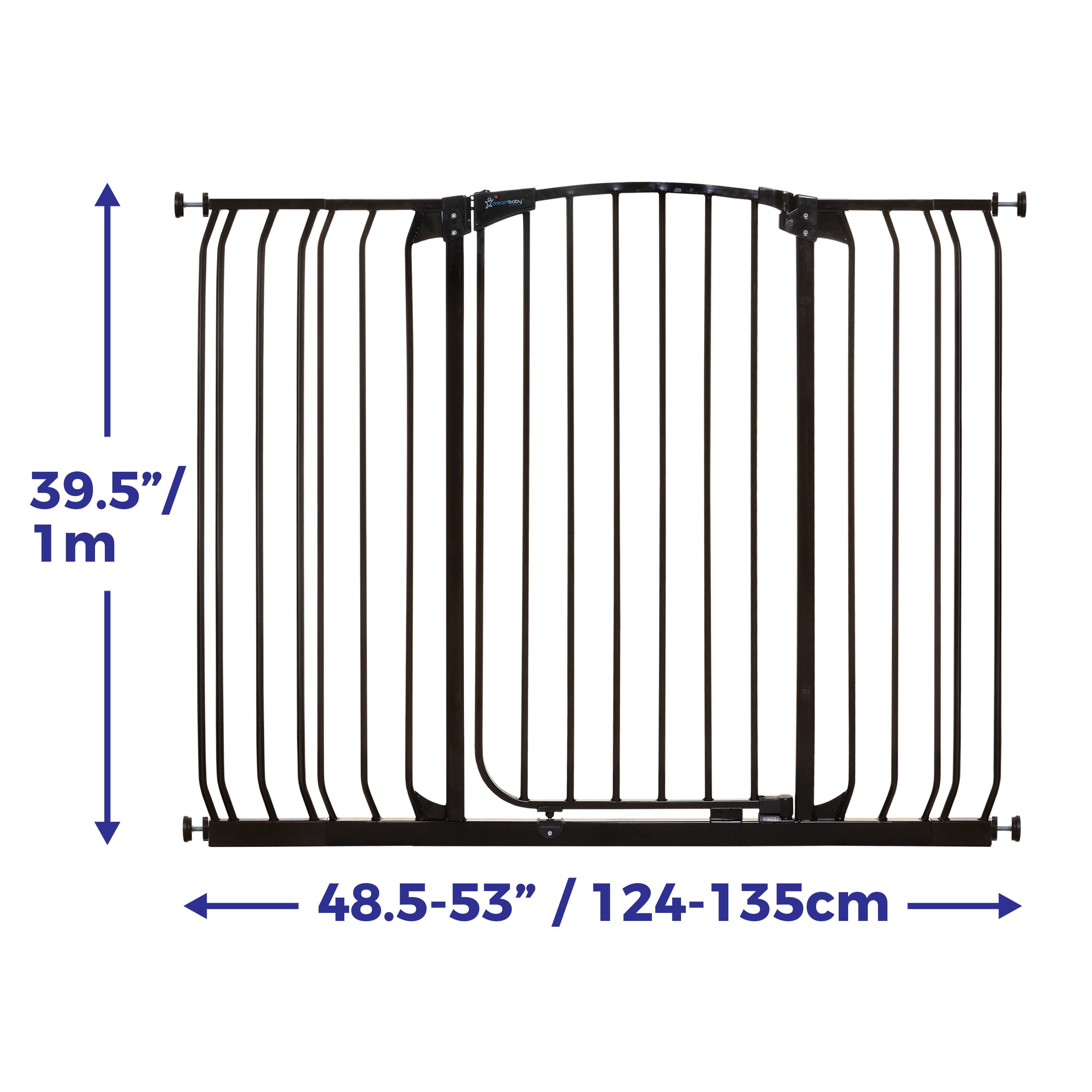Free Shipping Dreambaby Chelsea Extra Tall Swing Close Hallway Gate Walmart