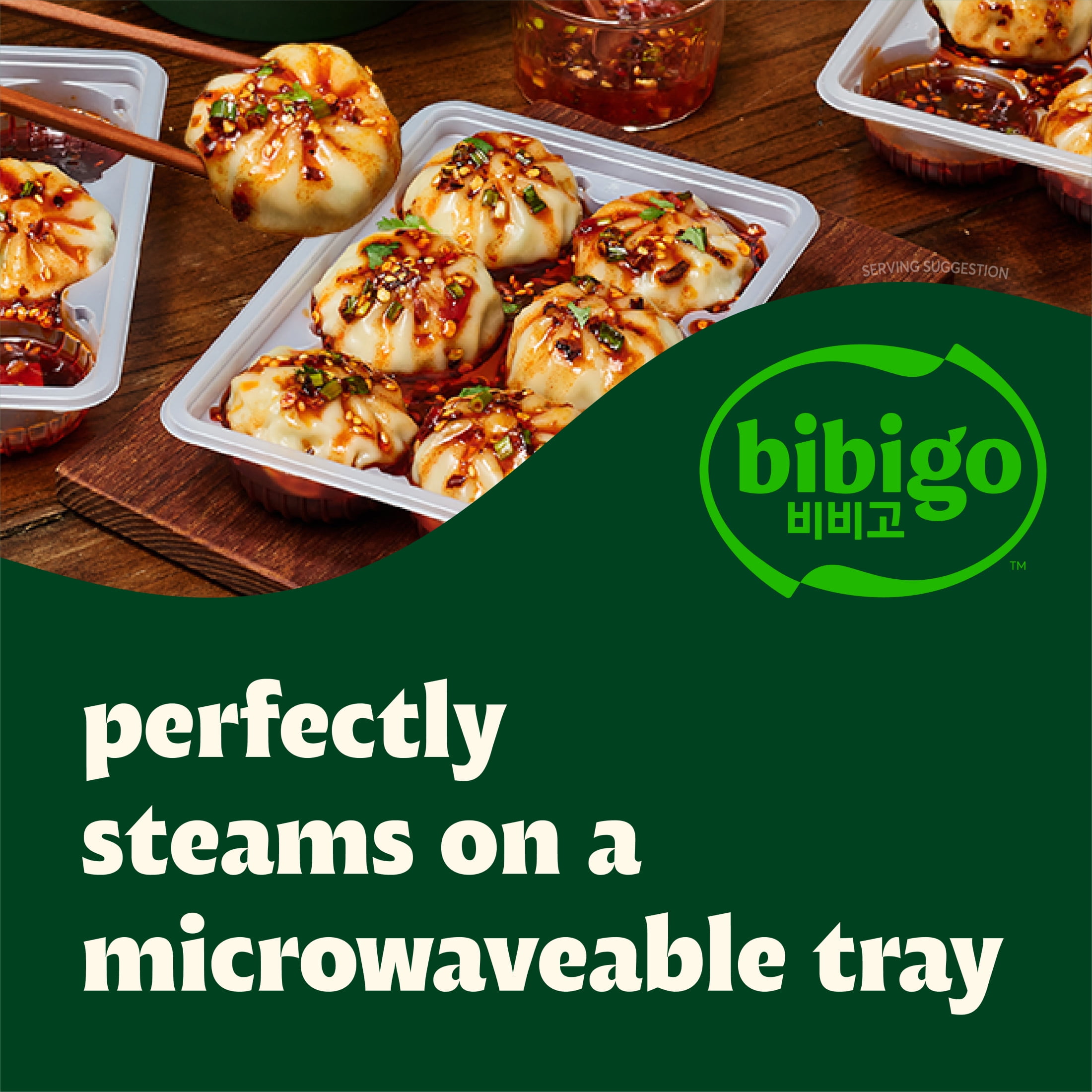 Bibigo Frozen Beef Pho Steamed Dumplings, 6.59 oz