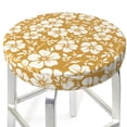 thumbnail image 3 of Gukieu Rose Flowers Print Round Chair Cover, Dust-proof and Non-slip Bar Chair Protective Cover, Suitable for Bars, Restaurants, Offices-14 inch, 3 of 7