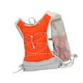 thumbnail image 1 of S SERENABLE Gilet de Course pour Hommes Réfléchissant Équipement Sac de Sport de Plein Air pour Randonnée Sentier Jogging Orange, 1 of 9