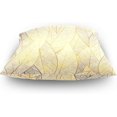 thumbnail image 4 of Autumn Leaves Velvet Plush Throw Pillow Cushion Case Cover - 16" x 16" - Invisible Zipper Home Decor Floral for Couch Sofa No Pillow Insert, 4 of 5