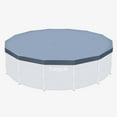 thumbnail image 2 of Funsicle 14' x 42" Oasis Round Pool with 14' Debris Cover, Oak Herringbone, 2 of 12