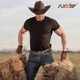 thumbnail image 2 of SUOSDEY Men Western Leather Belts for Women,Cowboy Cowgirl Embossed Belts for Jeans Christmas Gifts, 2 of 7