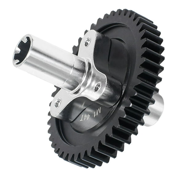 Almencla 44T M1 Spur Gear Spare Parts with Clutch Upgrade Sturdy Easy to Install RC Car Accessory Replacement for 1:10 RC Crawler Car
