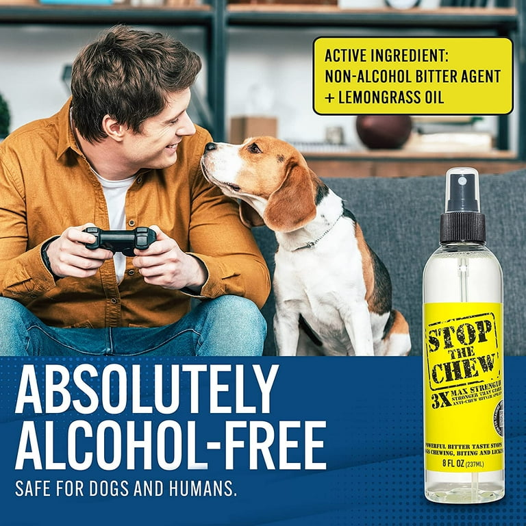 Dog spray top to stop biting
