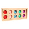 thumbnail image 2 of Juguete de madera Salvador Bloques de construcción coloridos 5 piezas Macaron Gems Bloques de apilamiento de arco iris, 2 of 10
