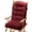 Red, variant on Millsilo Rocking Chair Cushion 44" x 19" x 4", One-Piece Connected Back & Seat Chair Pad, Indoor Tufted High Back Cushion with Non-Slip Base, Secure Ties, Red