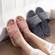 thumbnail image 4 of Zapatillas de masaje de pies Zapatillas de hombre Baño de interior Antideslizante Toboganes suaves / 38to39 / B azul Afortunado Sencillez, 4 of 5