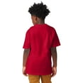 thumbnail image 2 of Hanes Beefy-T Boy`s T-Shirt, XS, Deep Red, 2 of 4
