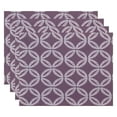 thumbnail image 3 of Simply Daisy 18" x 14" Tidepool Geometric Print Placemat, Set of 4, 3 of 4