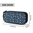 thumbnail image 4 of Vsdgher Modern Modern Excavator Print Large Capacity Pencil Case Pouch with Zipper, Portable Aesthetic Big Capacity Pencil Cases Pen Office Travel Stationery Bag, 4 of 8