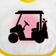 thumbnail image 4 of Inktastic Golfing Girls Golf Cart Girls Baby Bib, 4 of 4