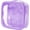 Lilac, variant on Clear TSA Approved 3-1-1 Travel Toiletry Bag for Carry /Quart Size Transparent Liquids Pouch for Airport / See Through Vinyl & PVC Plastic Organizer Men Women (Purple)