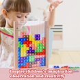 thumbnail image 3 of WJCA 3D Puzzle Blocks Brain Teaser Game, Montessori Learning Toy for Logic & Creativity Development, Educational Stacking Activity for Kids Ages 4-8, 3 of 7