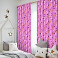 thumbnail image 5 of Blackout Kids Curtains,Pink Halloween Pattern Childrens Insulated Curtains Set Of 2,Bedroom Essentials,Toddler Room Decor 52x84in(132x213cm), 5 of 5